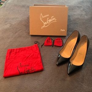 Black Christian Louboutin So Kate Heels